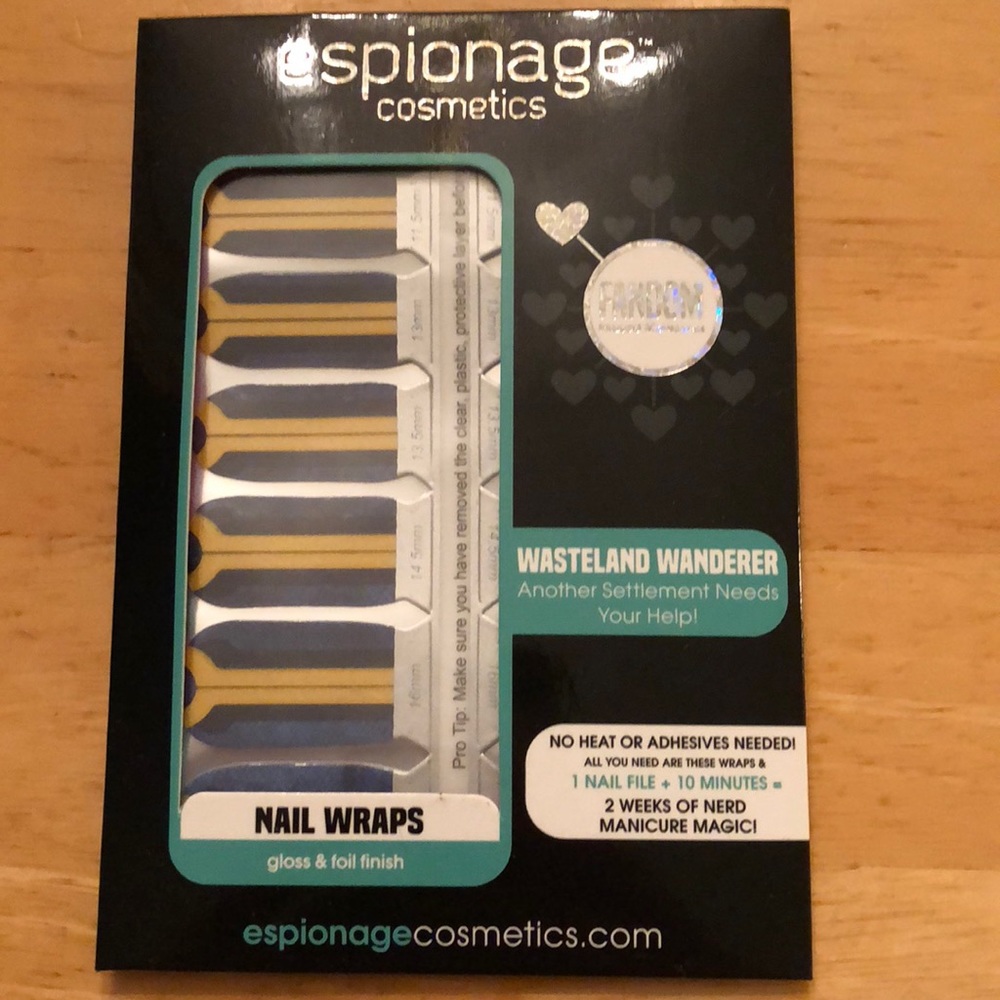 Espionage Cosmetics Nail Wrap Wasteland Wanderer